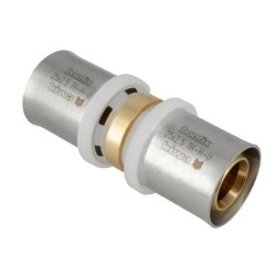 BONFIX Alu-pers rechte koppeling 25 x 25 mm