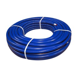 BONFIX Alu-pers systeembuis + 6 mm iso blauw 20 x 2,0 - rol a 50 mtr