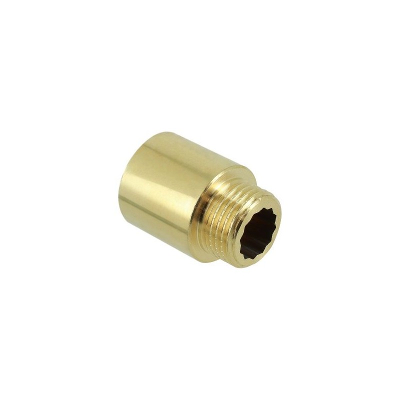 BONFIX Draad messing kraanverlengstuk 1" L30mm