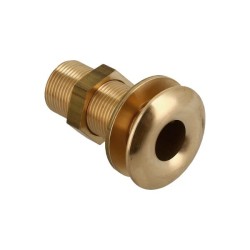 BONFIX Huiddoorvoer bol messing incl. moer en ring 2"