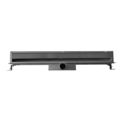 Wiesbaden RVS muurgoot + flens 80 cm.