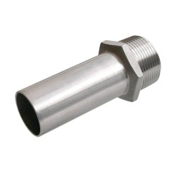 BONFIX M-press RVS-water insteekkoppeling 1/2" bu. x Ø18 mm