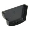 Nicoll Ovation LG28 PVC-Ti eindstuk goot links antraciet