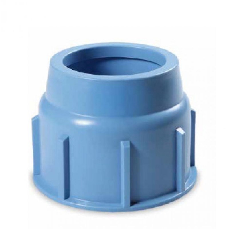 wartel PE knelkoppeling blauw 75