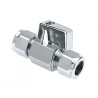 BONFIX Minikogelkraan recht knel 15x10 (chromen knop)