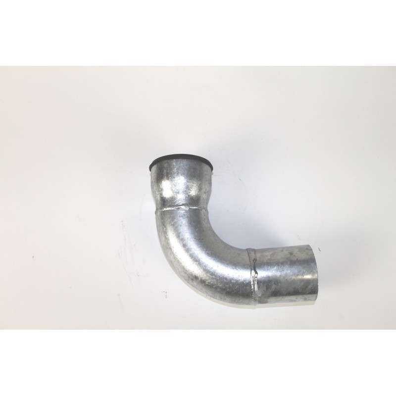 gegalvaniseerde bocht voor ondereind Feyts 80mm 87 gr. met manchet