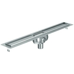 ACO Showerdrain C douchegoot onderuitloop vloerflens laag 885 mm 