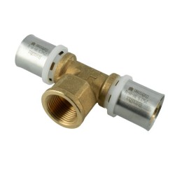 BONFIX Alu-pers T-stuk 25 x 3/4" bi.dr. x 25 mm