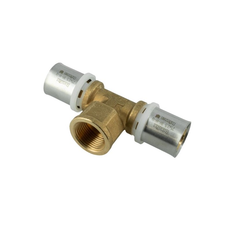 BONFIX Alu-pers T-stuk 25 x 3/4" bi.dr. x 25 mm