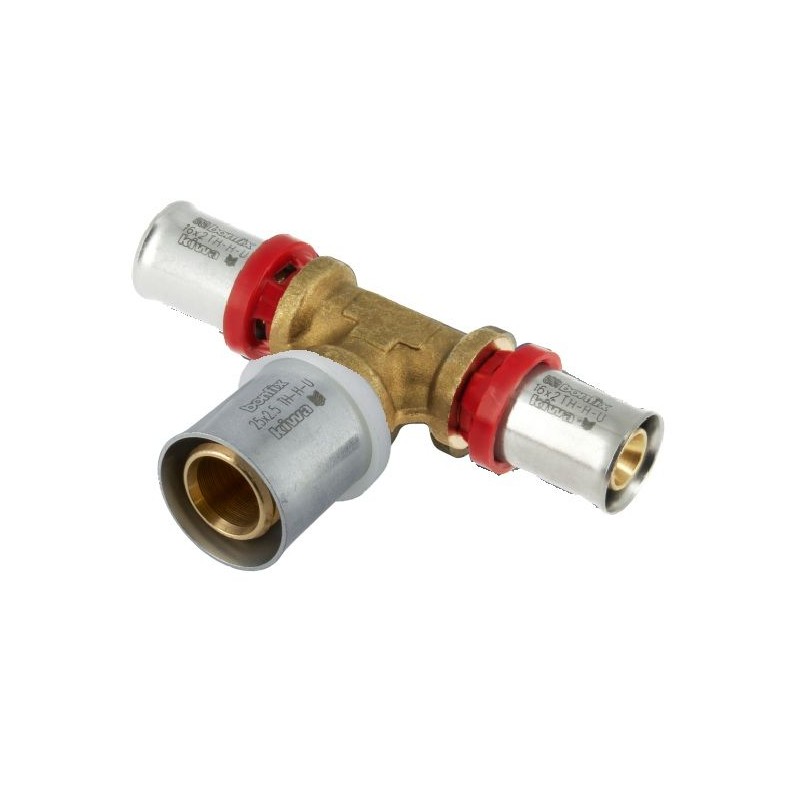 BONFIX Alu-pers verloop T-stuk 16 x 25 x 16 mm