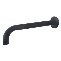 Caral baduitloop rond 30 cm 1/2'' mat zwart