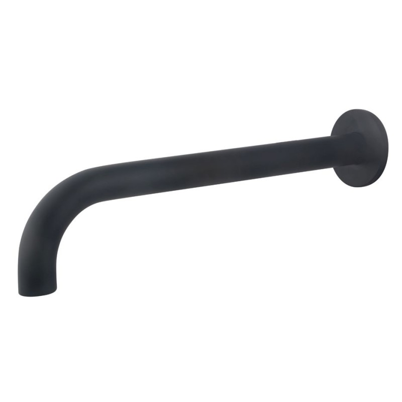 Caral baduitloop rond 30 cm 1/2'' mat zwart