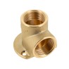 BONFIX Draad messing muurplaat 3/4" bi.dr. x 3/4" bi.dr.