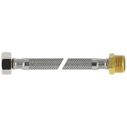BONFIX RVS flexibele aansluitleiding 50cm 3/8" bi. x 3/8" bu.