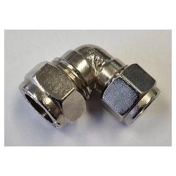 Conex SX kniekoppeling 15 x 12 2xknel vernikeld