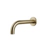 Caral baduitloop rond 25 cm 1/2'' geborsteld messing