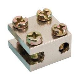 Radiatorklem (I) 1x16 + 1 x 6mm2 rechte zij-inleg JMV