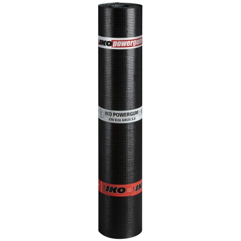 IKO Powergum 470K24 grijs 5.0 x 1 mtr.