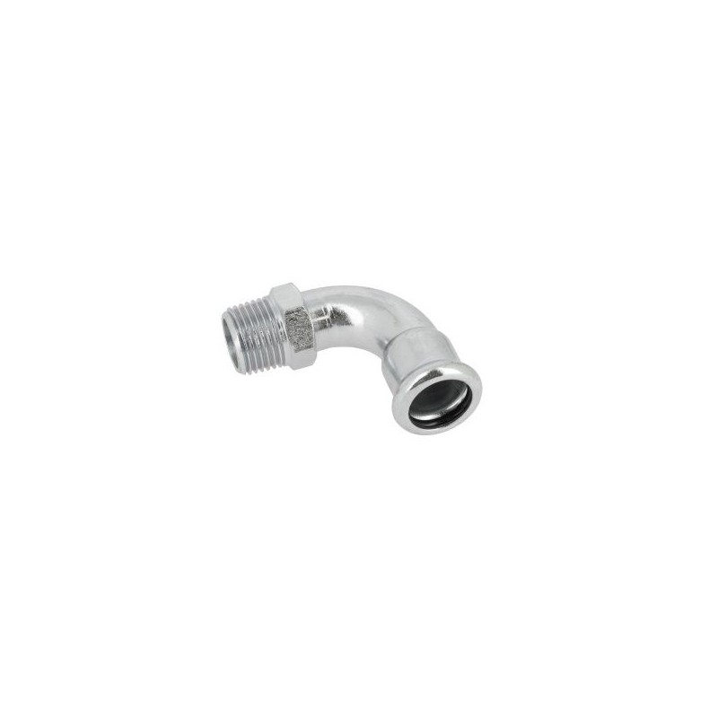 BONFIX M-press C-staal bocht 90° 3/4" bu.dr. x 22 mm