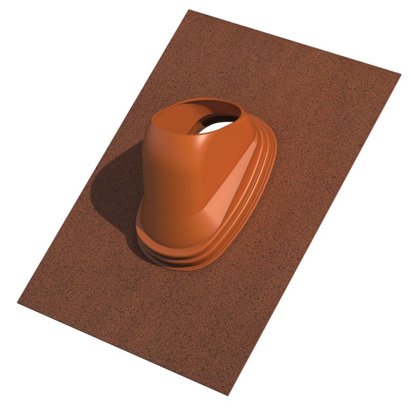 Dakdoorvoerpan Universeel 131 35-55° 500mm x 600mm terracotta