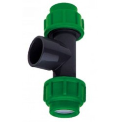 PVC x PE T-stuk 25 x 32 x25