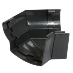Nicoll Ovation LG28 PVC-Ti buitenhoekstuk 135 graden antraciet