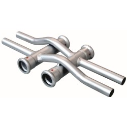 BONFIX M-press C-staal kruisingpaar dubbel 18 x 12 mm
