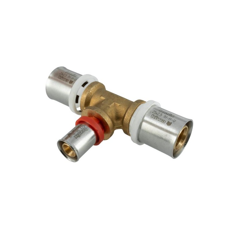 BONFIX Alu-pers verloop T-stuk 25 x 16 x 25 mm
