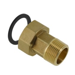 BONFIX Draad messing 2-delige koppeling 1/2" bu. conisch x 3/4" wartel