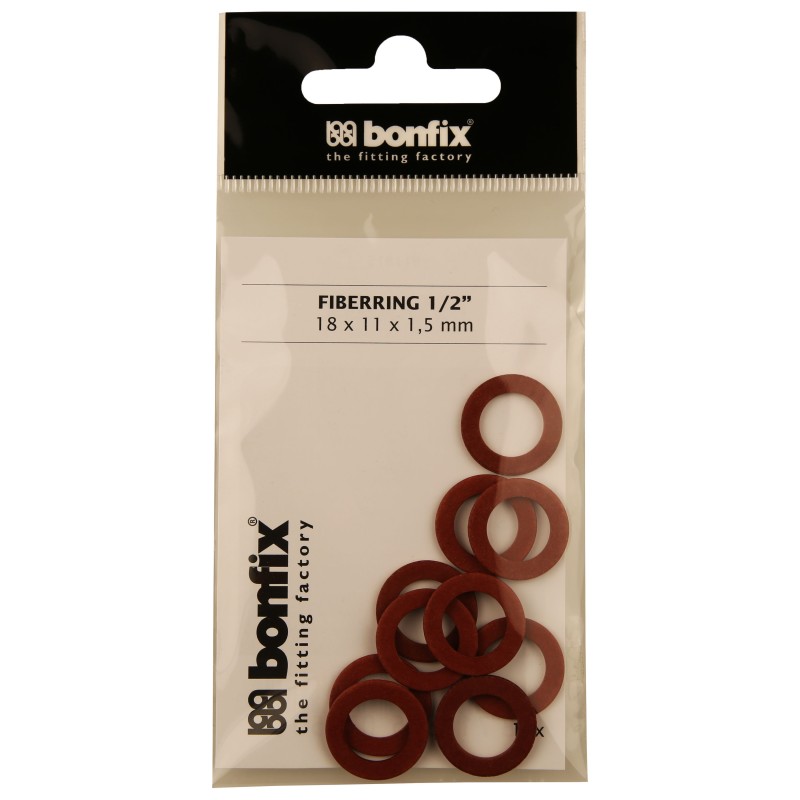 BONFIX Fiberring 1/2" (18 x 11 x 1,5 mm) 10 stuks