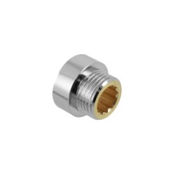 BONFIX Draad verchroomd kraanverlengstuk 1/2" L15mm