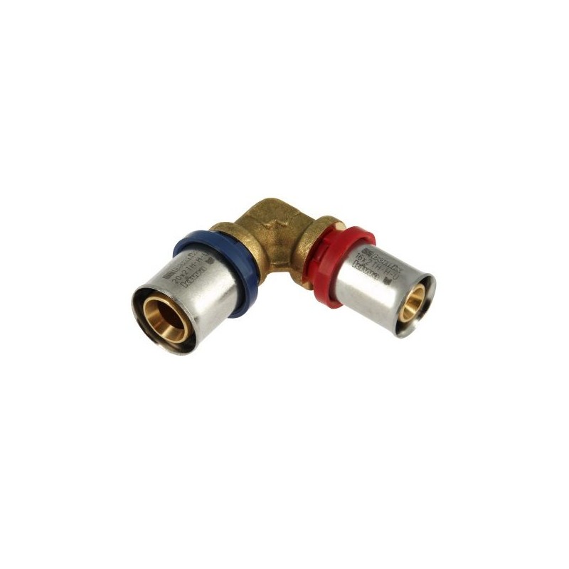 BONFIX Alu-pers verloopknie 20 x 16 mm