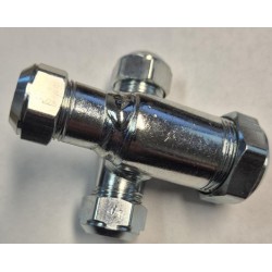 BONFIX Knel C-staal 120 passeerkruisstuk 22 x 15 x 15 x 15 mm