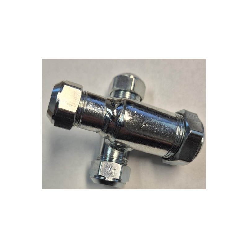 BONFIX Knel C-staal 120 passeerkruisstuk 22 x 15 x 15 x 15 mm