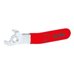 BONFIX stalen hendel rood - 1" en 11/4" (5/4")