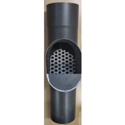zinken loofafscheider - bladvanger Ø100 mm  -  Anthra zink