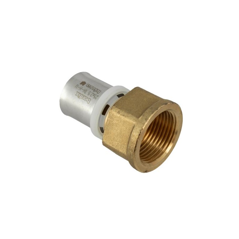 BONFIX Alu-pers schroefbus 1" bi.dr. x 25 mm