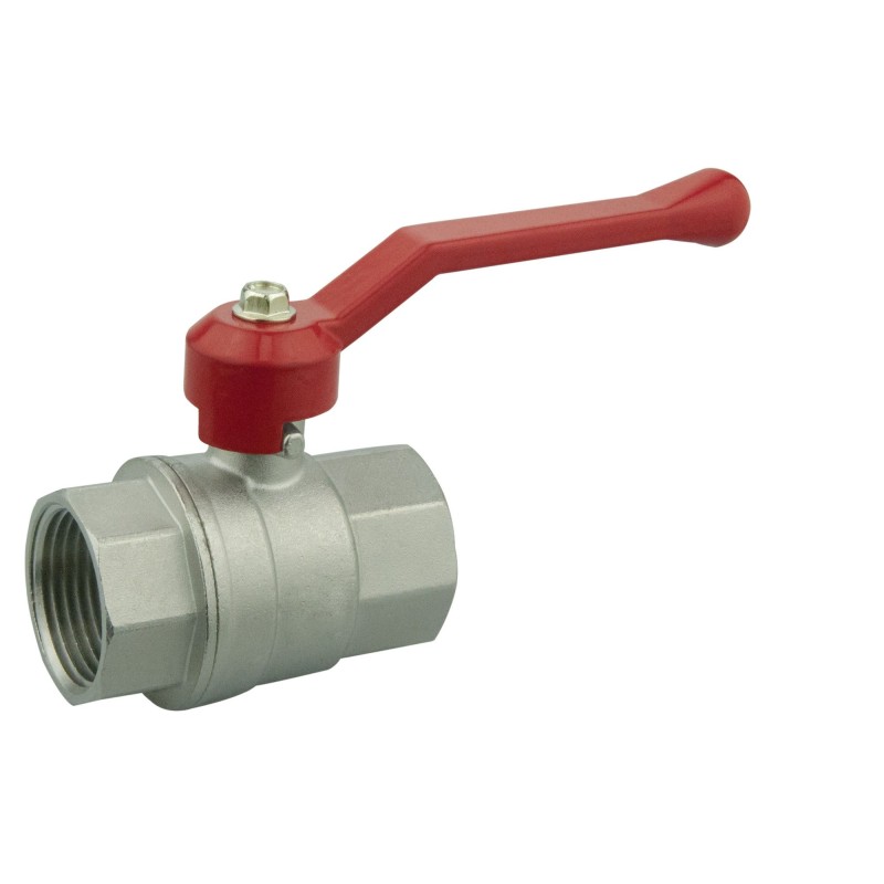 Riko 1050 kogelkraan + aluminium hendel - 2 x 5/4" bi.dr.