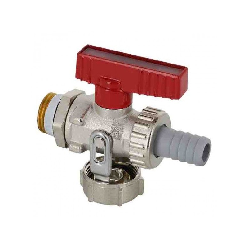 BONFIX Simplex vul- en aftapkraan 1/2" vernikkeld