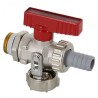 BONFIX Simplex vul- en aftapkraan 1/2" vernikkeld