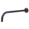 Slim 18mm uitloop rond 30cm 1/2'' mat zwart