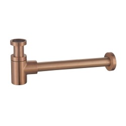 UniMatch fonteinsifon 5/4" x 32 mm geborsteld brons koper PVD