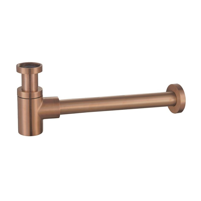 UniMatch fonteinsifon 5/4" x 32 mm geborsteld brons koper PVD