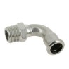 BONFIX M-press RVS-water bocht 90° 1 1/4" bu.dr. x 35 mm