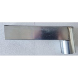 zinken stadsuitloop 60 x 80 mm - uitloop Ø80