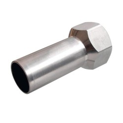 BONFIX M-press RVS-water insteekkoppeling 1/2" bi. x Ø18 mm
