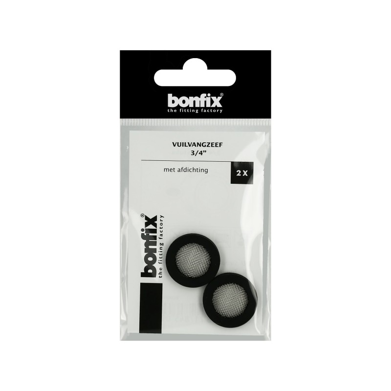 BONFIX Vuilvangzeef 3/4" met afdichting 2 stuks
