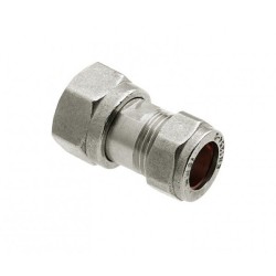 BONFIX 2-delige koppeling chroom M24 x 15 mm knel
