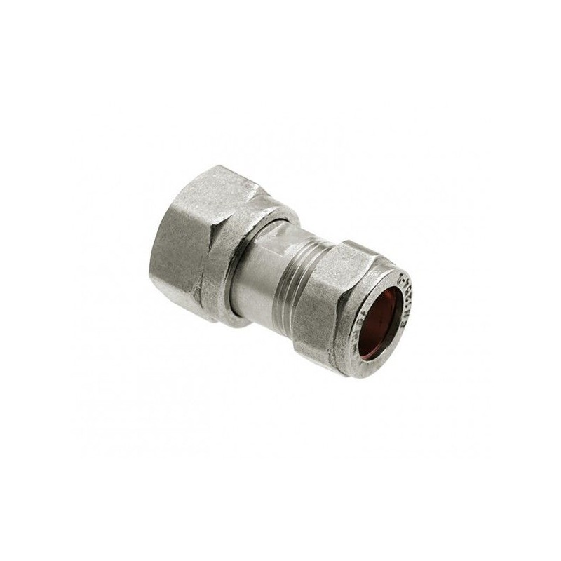 BONFIX 2-delige koppeling chroom M24 x 15 mm knel