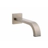 Rombo baduitloop vierkant 22 cm 1/2'' geborsteld staal
